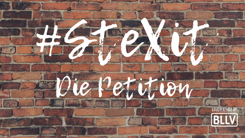 Stexit - Petition für ein faires Staatsexamen Stexit - für ein faires Staatsexamen